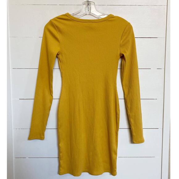 Wild Fable Ribbed Long Sleeve Bodycon Sun Dress SZ‎ XS NWT - Picture 5 of 11